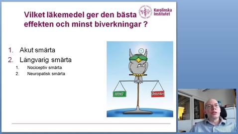 Thumbnail for Val av läkemedel och dos del 12 smärtbehandling.mp4