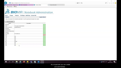 Thumbnail for Superuser---Create-and-administrate-projects KI ELN