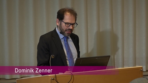 Thumbnail for Stockholm Public Health Lecture: Dominik Zenner