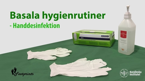 Thumbnail for Clinical skills: Handdesinfektion (cc)