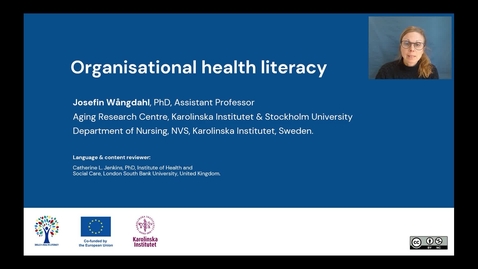 Thumbnail for Organisational health literacy