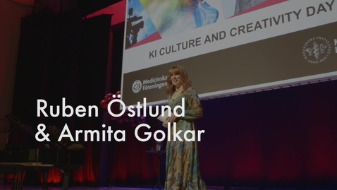 Thumbnail for KI Culture and Creativity Day 2018: Ruben Östlund och Armita Golkar