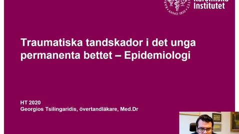 Thumbnail for Traumaföreläsning T7 Epidemiologi