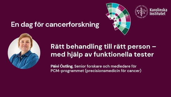 Rätt behandling till rätt person – med hjälp av funktionella tester
