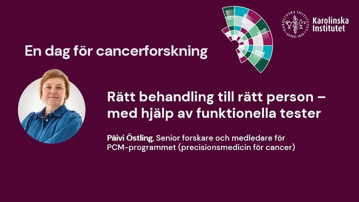 Rätt behandling till rätt person – med hjälp av funktionella tester