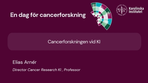 Thumbnail for Cancerforskningen vid KI