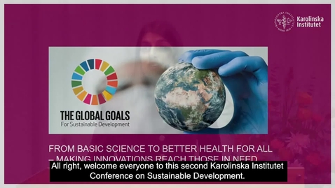 Thumbnail for 2nd KI Conference on Sustainable Development 17 Nov 2021. Part 1 of 3