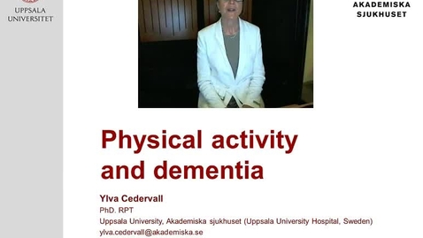Thumbnail for Physical activity and dementia