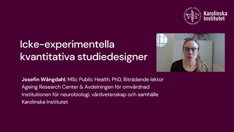 Thumbnail for Icke experimentella kvantitativa studiedesigner_25.01.16