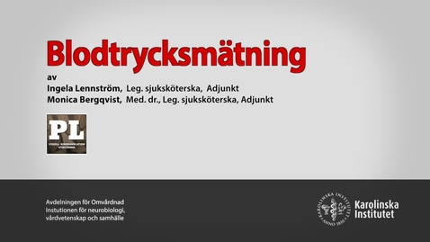 Thumbnail for Clinical skills - Blodtrycksmätning (med undertext)