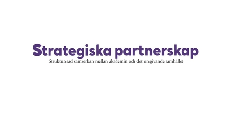 Thumbnail for Strategiskt partnerskap