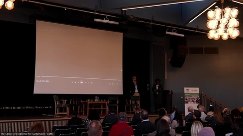 Thumbnail for Global Conversation on Sustainable Health 15th October 2025