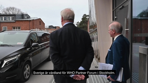 Thumbnail for Director-General of the WHO visited Karolinska Institutet