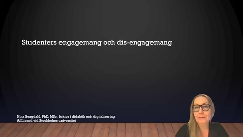 Thumbnail for Skapa engagemang i hybrid undervisning