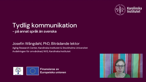 Thumbnail for Tydlig kommunikation: då sändare och mottagare talar olika språk