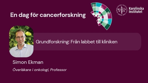 Thumbnail for Grundforskning: Från labbet till kliniken