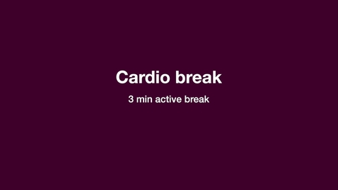 Thumbnail for Cardio break
