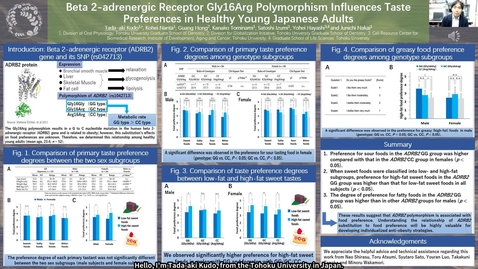 Thumbnail for Tada-aki Kudo - Poster Oral Health Symposium Precorded Video