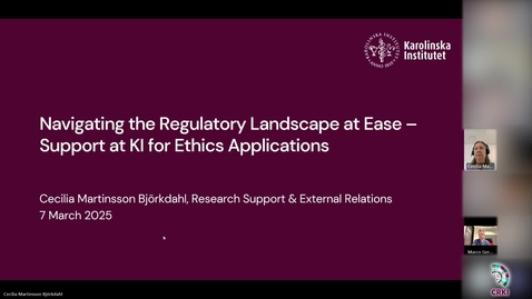 Thumbnail for Webinar: Navigating the Regulatory Landscape at Ease – Support at KI for Ethics Applications