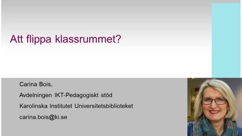 Thumbnail for Det flippade klassrummet