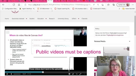 Thumbnail for Creating captions for your video