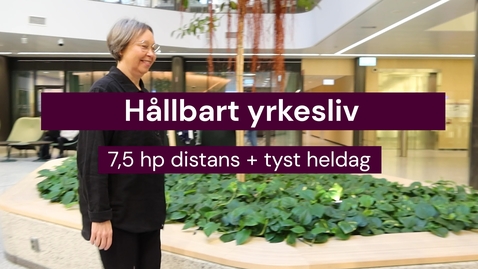 Thumbnail for Hållbart yrkesliv