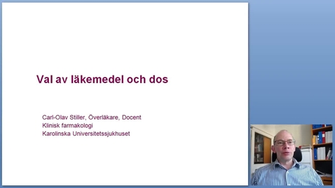 Thumbnail for Val av läkemedel och dos del 1.mp4