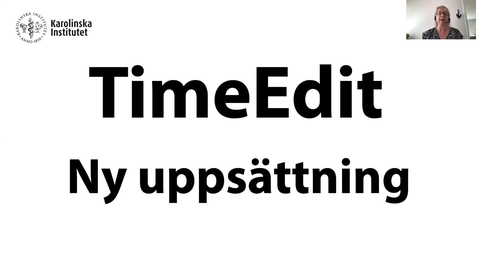 Thumbnail for TimeEdit Ny uppsättning