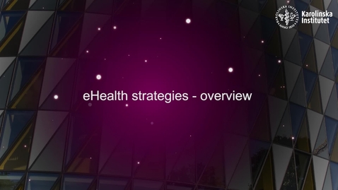 Thumbnail for eHealth strategies overview