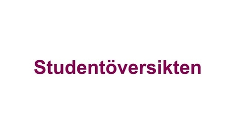 Thumbnail for Nya Ladok: Studentöversikten