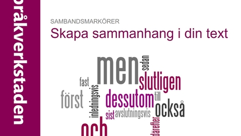 Thumbnail for Sambandsmarkörer