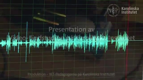 Thumbnail for Presentation video ljudstudio Karolinska Institutet
