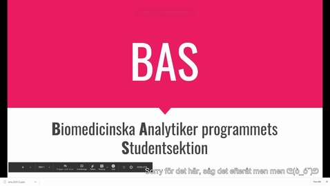Thumbnail for Information från studentsektionen