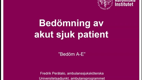 Thumbnail for Bedömning A-E