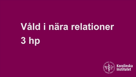 Thumbnail for Vald i nara relationer