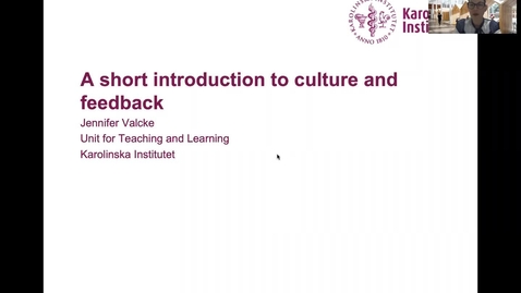 Thumbnail for Culture and feedback