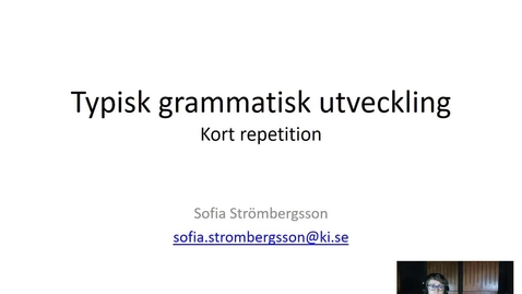 Thumbnail for Repetition_Typisk grammatisk utveckling