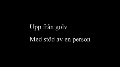 Thumbnail for 7B Upp från golv - Med stöd av en person