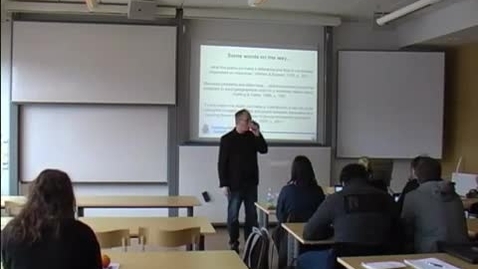 Thumbnail for Teman i kriminologisk polisforskning, del 2, 2014-02-06
