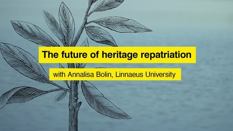 Thumbnail for The future of heritage repatriation