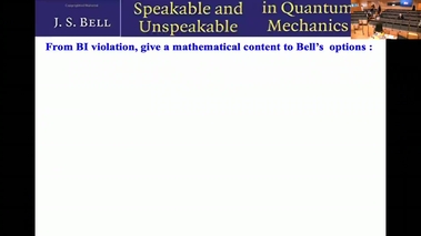 thumbnail for Round Table: Is quantum theory nonlocal? - QIP