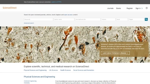 Thumbnail for ScienceDirect