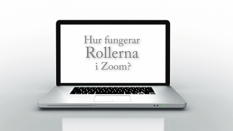 Thumbnail for Rollerna i zoom och hur de fungerar