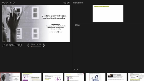 Thumbnail for Gender equality in Sweden and the Nordic paradox