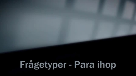Thumbnail for Frågetyp Para ihop