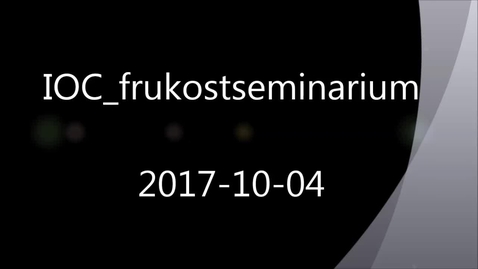 Thumbnail for Framtidens smarta underhåll 2017-10-04