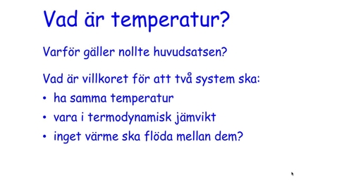 Thumbnail for Samma temperatur, villkoret från slumpen