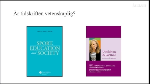 Thumbnail for Vetenskaplig tidskrift