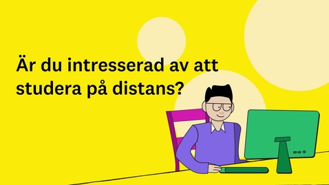 Thumbnail for Plugga på distans