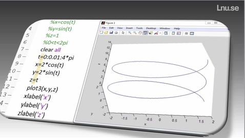 Thumbnail for Matlab Vektorisering och tidtagning